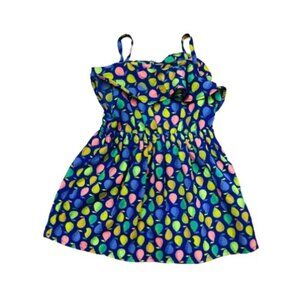 Cherokee Baby Girls Multi-Color Neon Fruit Print Dress Size 12M